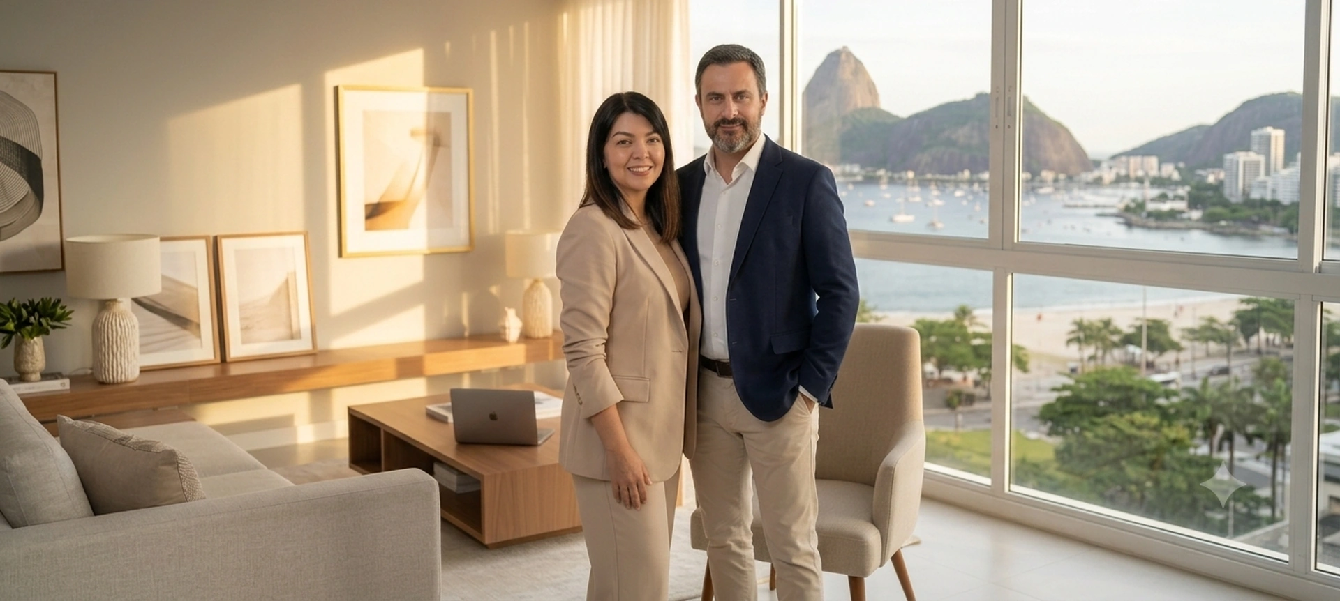 Alexandre Sascho e Luciana Caminha - Corretores Onda Carioca